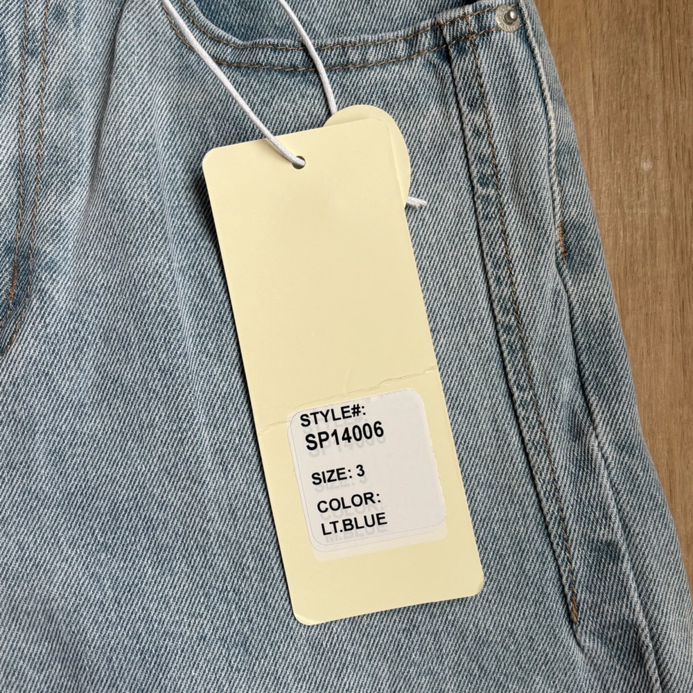 NWT Skinny Fries Super High Rise Wide Leg Jeans Size 3 - Picture 7 of 12